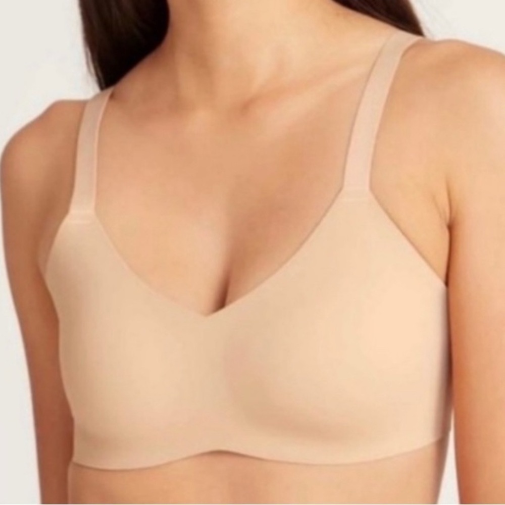 KNIX Evolution Beige Padded V-Neck Bra Size 6